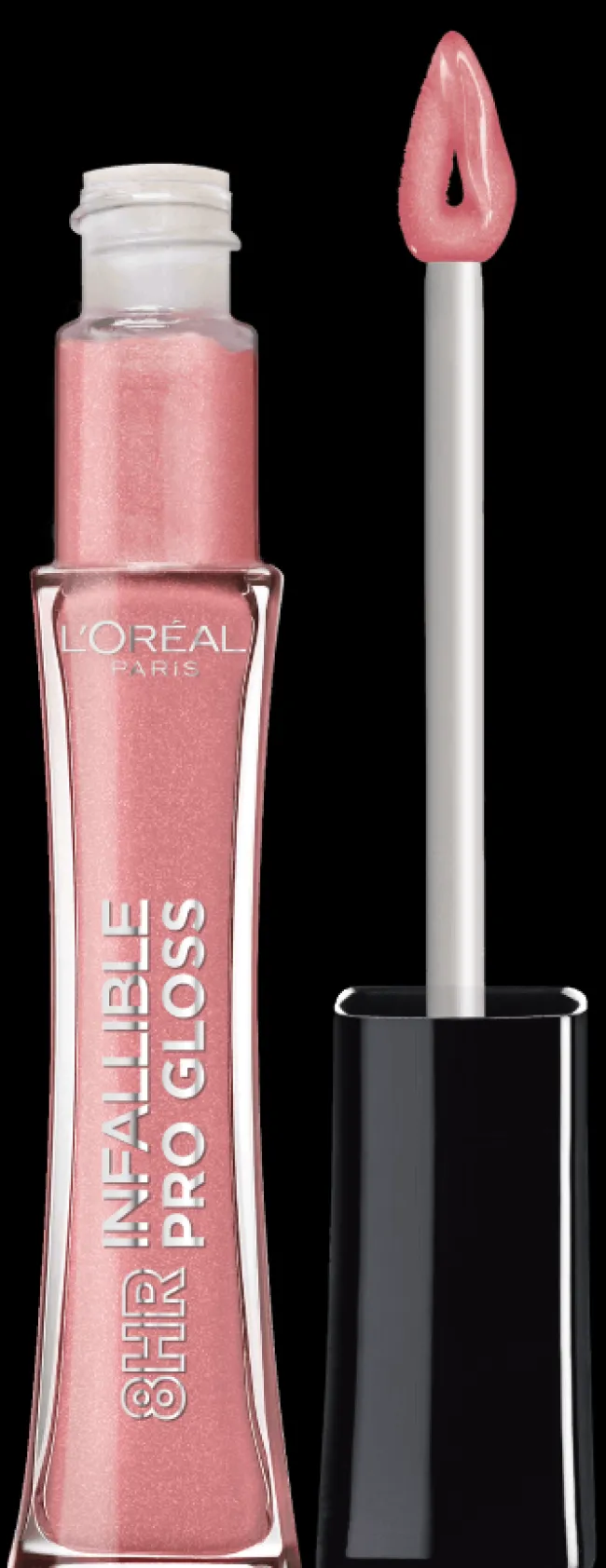 L'Oreal 8 Hour Pro Lip Gloss, hydrating finish Blush Hot