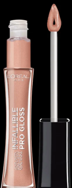 L'Oreal 8 Hour Pro Lip Gloss, hydrating finish Nude Petal Hot