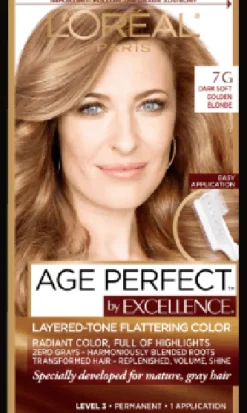 L'Oreal Age Perfect™ 7G Dark Natural Golden Blonde Hot