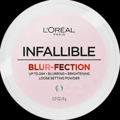 L'Oreal Blur-Fection Longwear Loose Setting Powder Brightening Light Pink Outlet