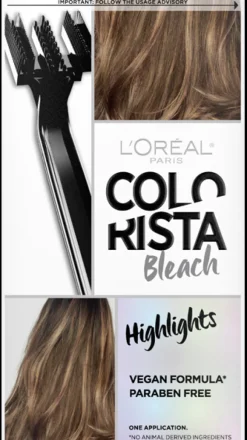 L'Oreal Colorista At Home Hair Bleach & Lightener Highlights Hot