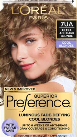 L'Oreal Cool Blonde Fade-Defying Shine Permanent Hair Color Fashion