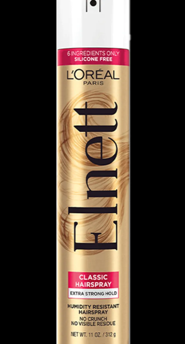 L'Oreal Elnett Satin Extra Strong Hold Classic Hairspray New