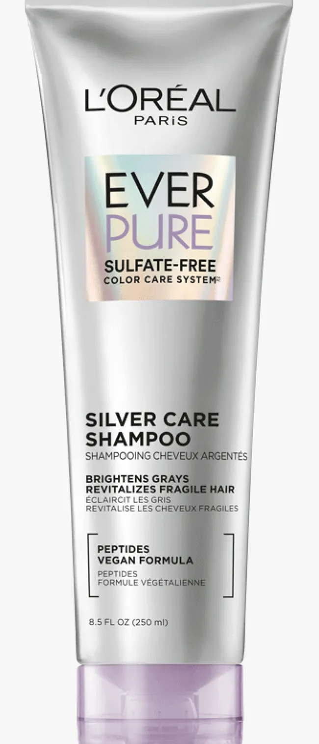 L'Oreal EverPure Silver Care Shampoo, For Gray Hair Clearance