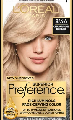 L'Oreal Fade-Defying Shine Permanent Hair Color New