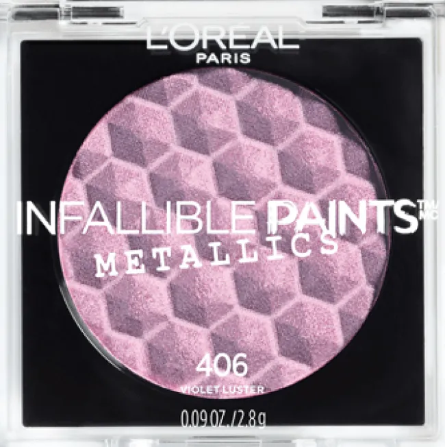 L'Oreal Metallics Eye Shadow 406 Violet Luster Clearance