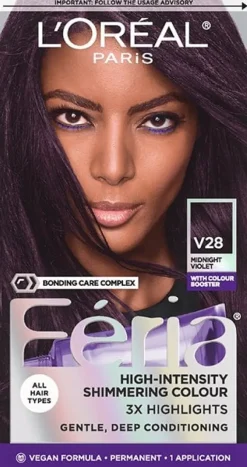 L'Oreal Multi-Faceted Shimmering Permanent Hair Color V28 Midnight Violet Discount