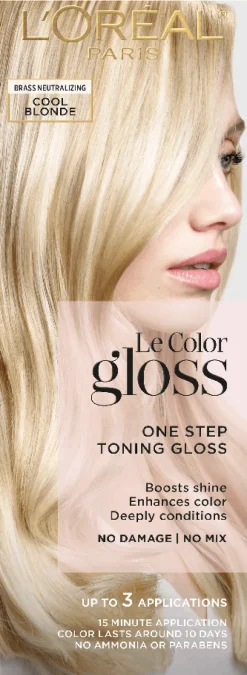 L'Oreal One Step In-Shower Toning Gloss Cool Blonde Online