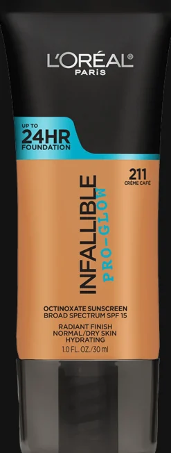 L'Oreal Pro-Glow Foundation 211 Creme Cafe Online