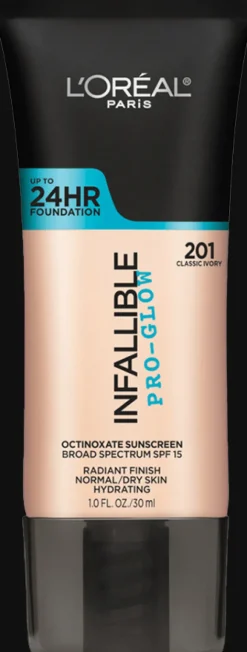 L'Oreal Pro-Glow Foundation 201 Classic Ivory Online