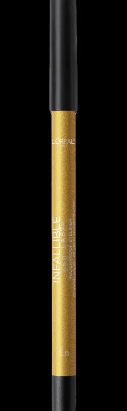 L'Oreal Pro-Last Waterproof, Up to 24HR Pencil Eyeliner Gold Fashion