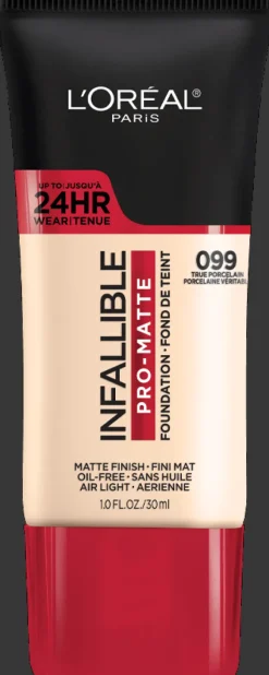 L'Oreal Pro-Matte Foundation True Porcelain 099 Discount