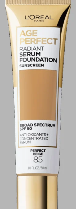 L'Oreal Radiant Serum Foundation with SPF 50 85 Perfect Beige New