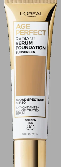 L'Oreal Radiant Serum Foundation with SPF 50 80 Golden Sun Best