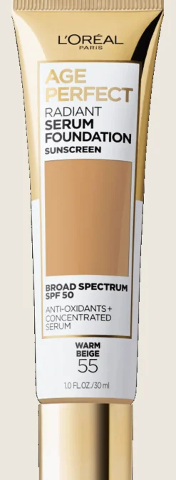 L'Oreal Radiant Serum Foundation with SPF 50 55 Warm Beige Best