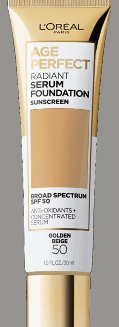 L'Oreal Radiant Serum Foundation with SPF 50 50 Golden Beige Sale