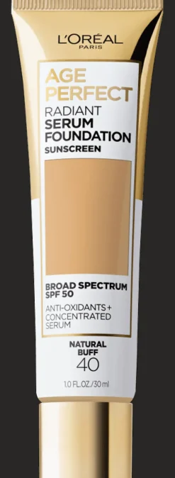 L'Oreal Radiant Serum Foundation with SPF 50 40 Natural Buff New