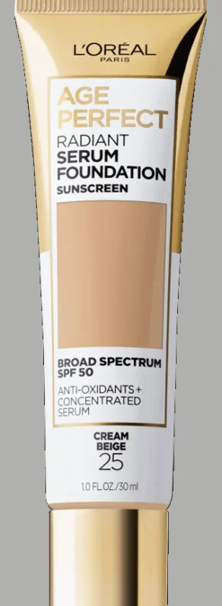 L'Oreal Radiant Serum Foundation with SPF 50 25 Cream Beige Hot