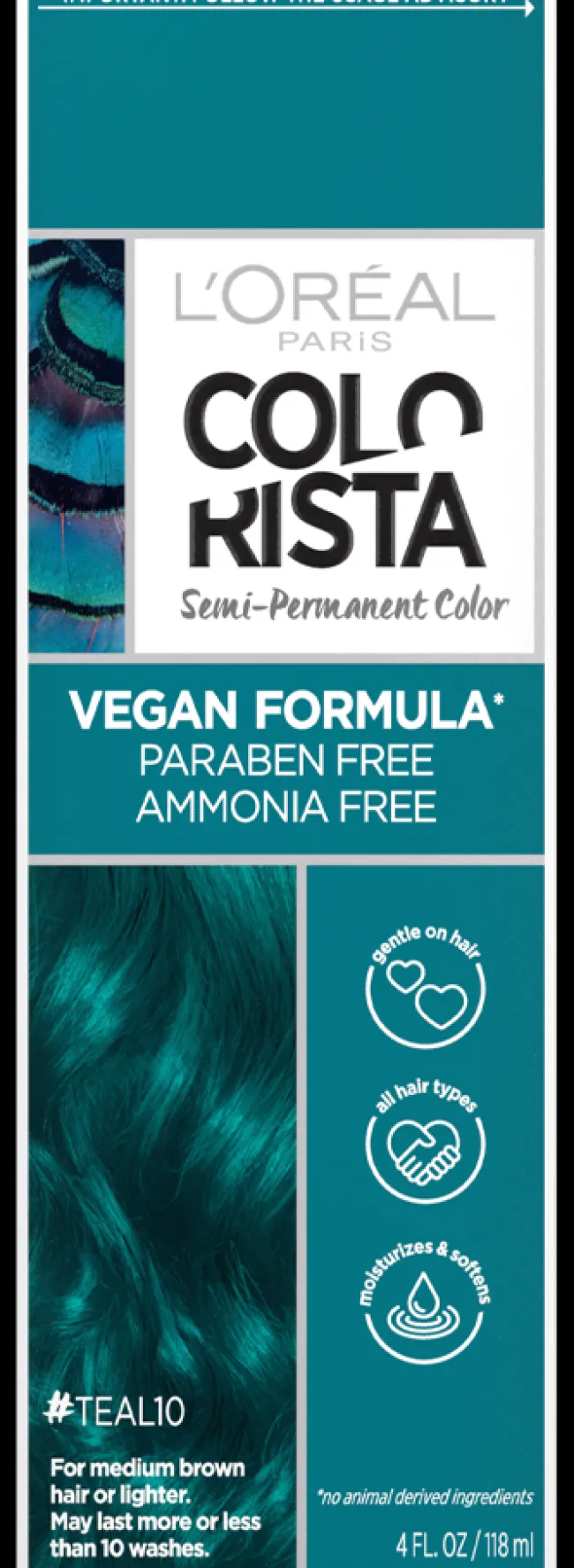 L'Oreal Semi-Permanent Hair Color 10 Teal Hot