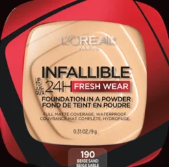 L'Oreal Up to 24H Fresh Wear Foundation in a Powder Beige Sand Sale