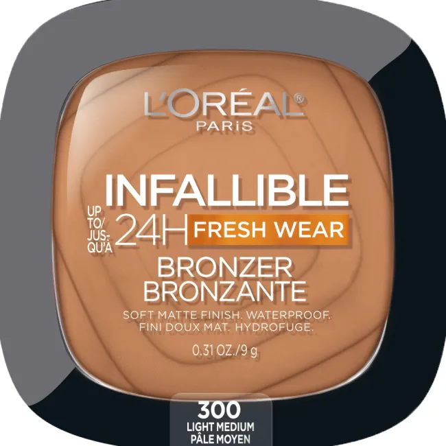 L'Oreal Up to 24H Fresh Wear Soft Matte Bronzer Light Medium Hot